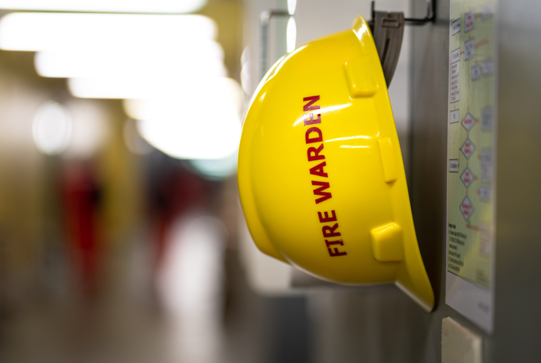 Fire warden safety hat